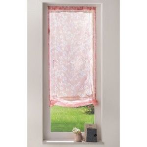 Blancheporte Vytahovací záclona Aline růžová 45x120cm