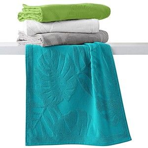 Blancheporte Froté ručníky se sametovým povrchem, zn. Colombine blan. modrá 2 ručníky 50x100cm