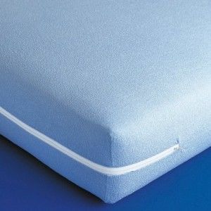 Blancheporte Pružný potah na matrace, výška matrace 25 cm modrá 160x200cm