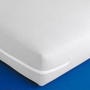 Blancheporte Pružný potah na matrace, výška matrace 25 cm bílá 160x200cm