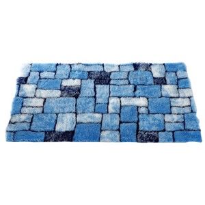 Blancheporte Koupelnová předložka, Mozaika modrá 50x80cm