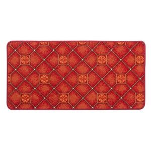 Blancheporte Kuchyňský koberec s potiskem, Dlaždice červená 50x140cm