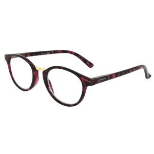 Blancheporte Dámské brýlové lupy na čtení bordó/černá 3,5 dioptrií
