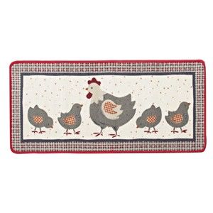 Blancheporte Kuchyňský kobereček slepice s kuřátky 40x60cm