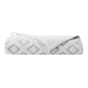 Blancheporte Froté ručníky se žakárovým vzorem, zn. Colombine bílá/šedá 2 ručníky 50x100cm