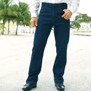 Blancheporte Riflové kalhoty modrá 46
