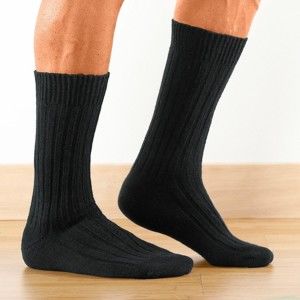 Blancheporte Pracovní ponožky Labonal, sada 2 páry černá 39/42