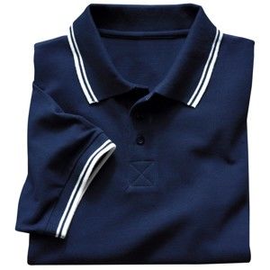 Blancheporte Polo tričko s krátkými rukávy nám. modrá 117/126 (XXL)