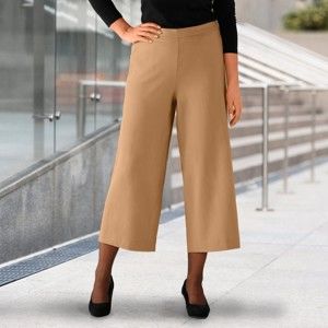 Blancheporte Krátké kalhoty se sklady hořčicová 58