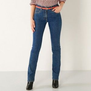 Blancheporte Rovné džíny, vysoká postava modrá 50