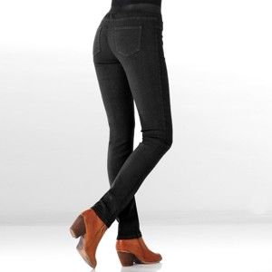 Blancheporte Pružné legínové džíny černá 42