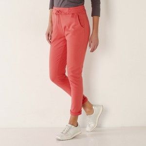 Blancheporte Meltonové kalhoty korálová 50