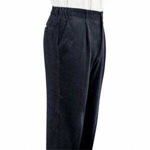 Blancheporte Manšestrové kalhoty, pružný pas černá 50