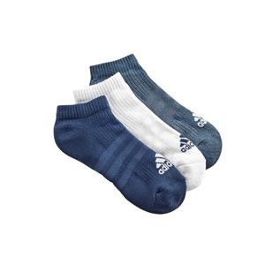 Blancheporte Neviditelné ponožky Adidas, sada 3 párů modrá+bílá 43/46