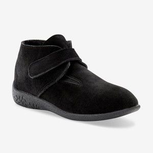 Blancheporte Kotníkové boty na suchý zip černá 36