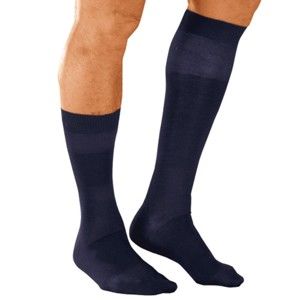 Blancheporte Ponožky s masážním efektem, 98 % bavlna, 2 páry nám. modrá 35/38