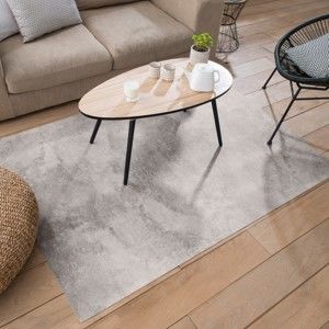 Blancheporte Vinylový koberec, vzhled leštěný beton šedá 120x170cm