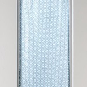 Blancheporte Voálová záclonka s potiskem tyrkysová 45x120cm
