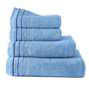 Blancheporte Froté ručník s pruhy, zn. Colombine světle modrá 2 ručníky 50x100cm