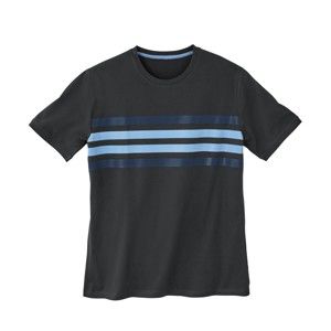 Blancheporte Pyžamové triko s krátkými rukávy antracitová 77/86 (S)