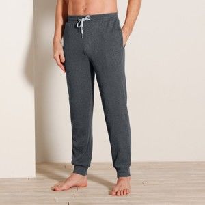 Blancheporte Pyžamové kalhoty s plastickým vzorem antracitová 60/62