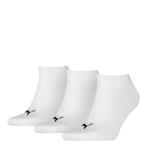 Blancheporte Kotníkové ponožky Sneaker Puma, sada 3 páry, bílé bílá 35/38