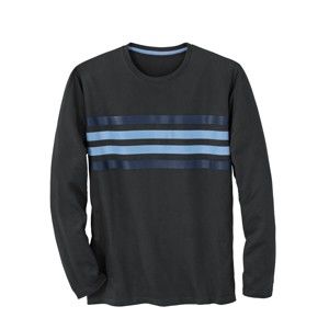Blancheporte Pyžamové tričko s dlouhými rukávy antracitová 97/106 (L)