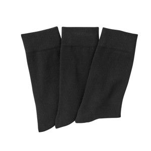 Blancheporte Klasické ponožky, 3 páry černá 47/50