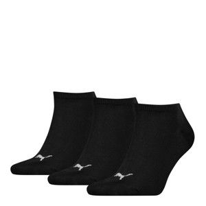 Blancheporte Kotníkové ponožky Sneaker Puma, sada 3 páry, černé černá 43/46