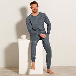 Blancheporte Meltonové pyžamo modrošedá 107/116 (XL)