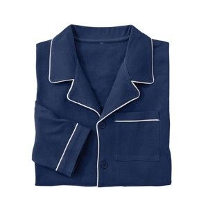 Blancheporte Jednobarevné pyžamo námořnická modrá 107/116 (XL)