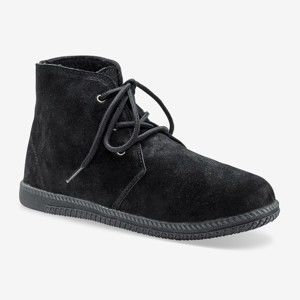 Blancheporte Kotníkové boty na zavázání černá 37