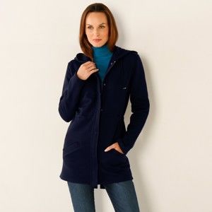 Blancheporte Meltonová bunda námořnická modrá 50