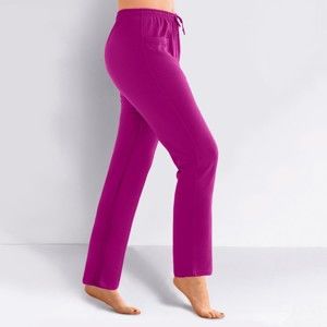 Blancheporte Meltonové sportovní kalhoty purpurová 50