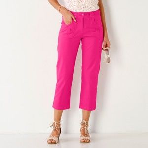 Blancheporte 3/4 kalhoty klasického střihu růžová 40