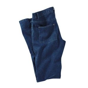 Blancheporte Strečové rovné džíny denim modrá 50