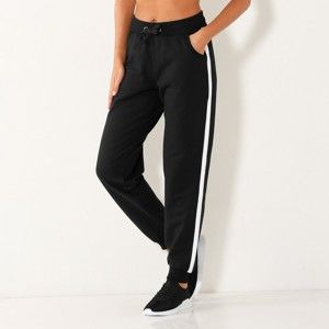 Blancheporte Sportovní kalhoty, dvoubarevné černá/bílá 52