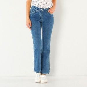 Blancheporte Zeštíhlující džínové kalhoty, střední postava sepraná modrá 50