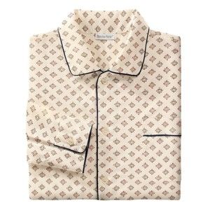 Blancheporte Prodloužený pyžamový kabátek s potiskem béžová 97/106 (L)