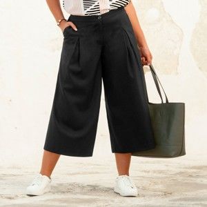 Blancheporte Sukňové kalhoty, krátké černá 50