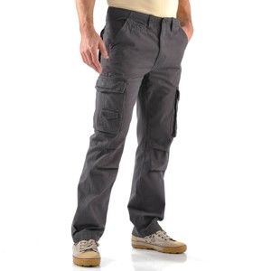 Blancheporte Kalhoty s kapsami, vojenský vzor šedá 50