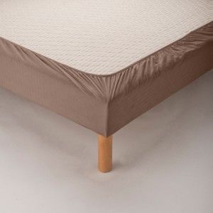 Blancheporte Ochranný pás na matraci, mikrovlákno hnědošedá 160x200cm