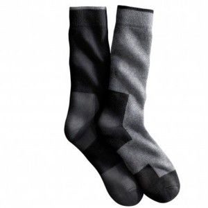 Blancheporte Pracovní ponožky, sada 2 párů černá+šedá 47/50