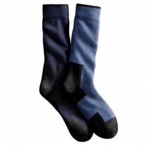 Blancheporte Sada 2 párů pracovních ponožek nám.modrá/modrá 47/50