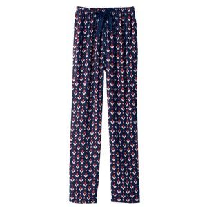 Blancheporte 3/4 pyžamové kalhoty s potiskem pruhů nám. modrá 54