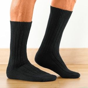 Blancheporte Pracovní ponožky Labonal, sada 2 párů černá 43/46