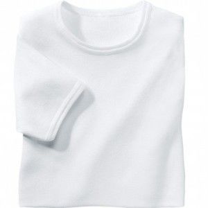 Blancheporte Spodní tričko s kulatým výstřihem, sada 3 ks bílá 85/92 (M)