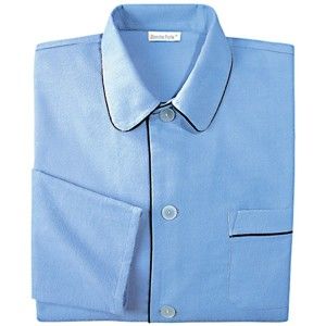 Blancheporte Klasické pyžamo nebeská modrá 117/126 (XXL)