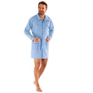 Blancheporte Prodloužený pyžamový kabátek neb.modrá 97/106 (L)