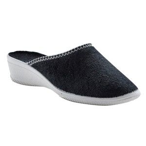 Blancheporte Froté pantofle černá 36
